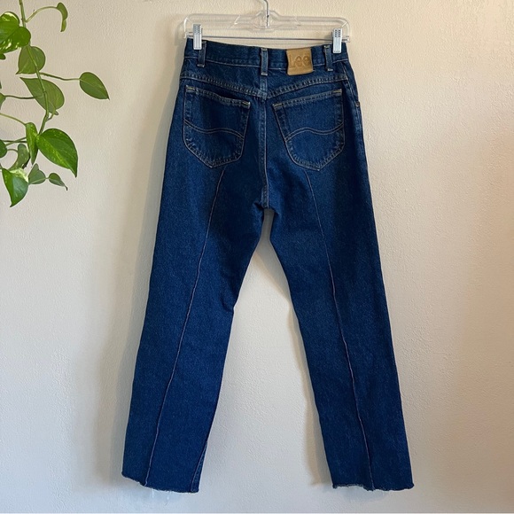 Vintage Lee Straight Leg Pintuck Jeans - Picture 11 of 15